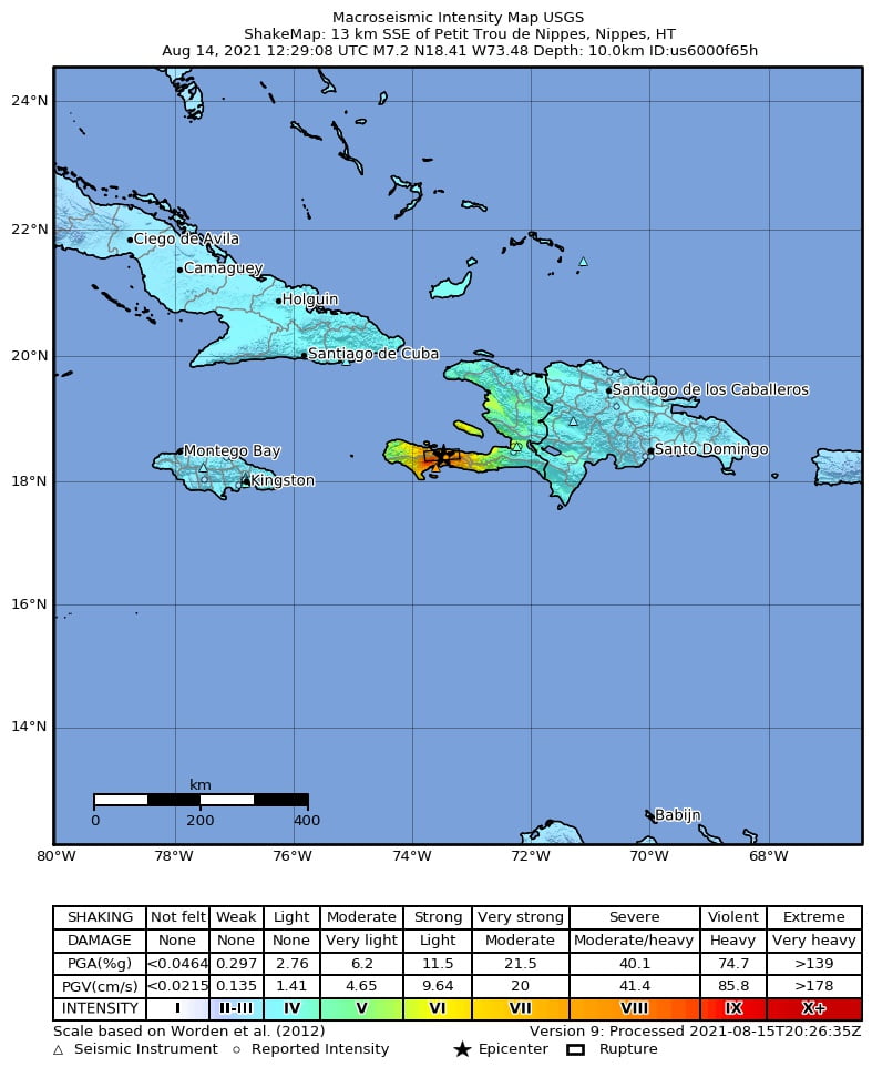 earthquake in haiti 2021