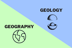 the difference between geology and geography